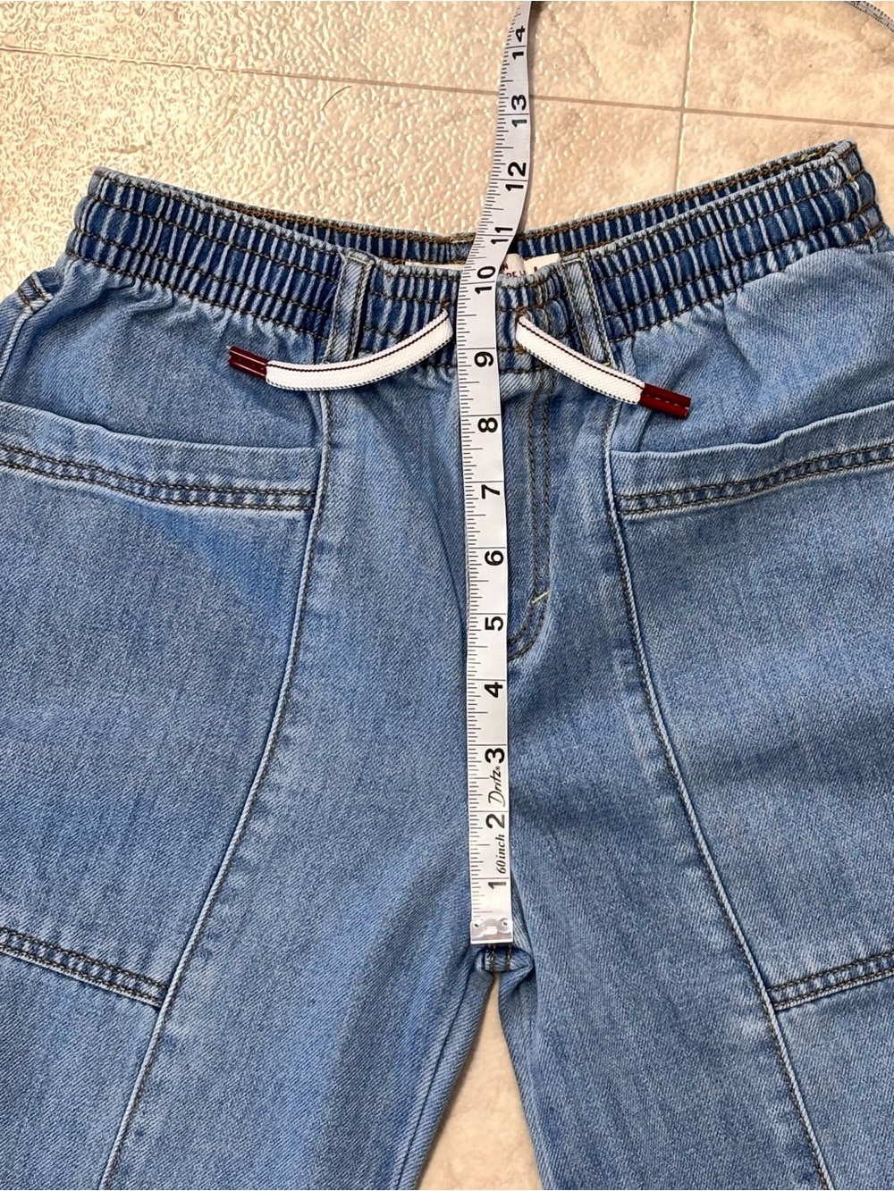 Levi’s High Rise Baggy Pull On Wide Leg Big Girls Large ( 12-14) EUC - Picture 7 of 13